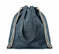 140gr/m² recycled fabric bag, Blue