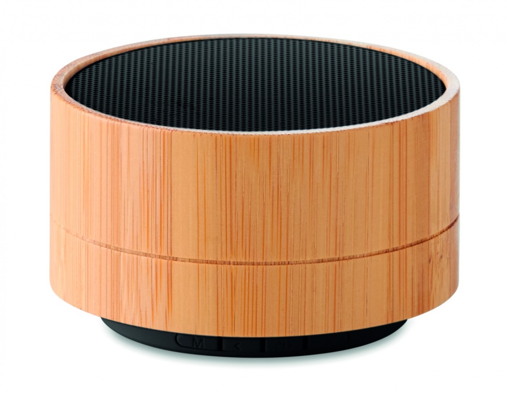 Logotrade promotional giveaway image of: 3W Bamboo wireless speaker