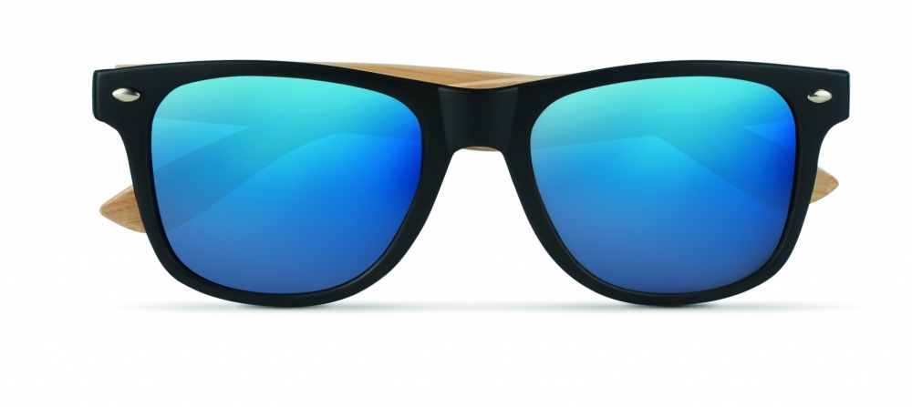 Logo trade promotional giveaway photo of: Sunglasses with bamboo arms RAKVERE