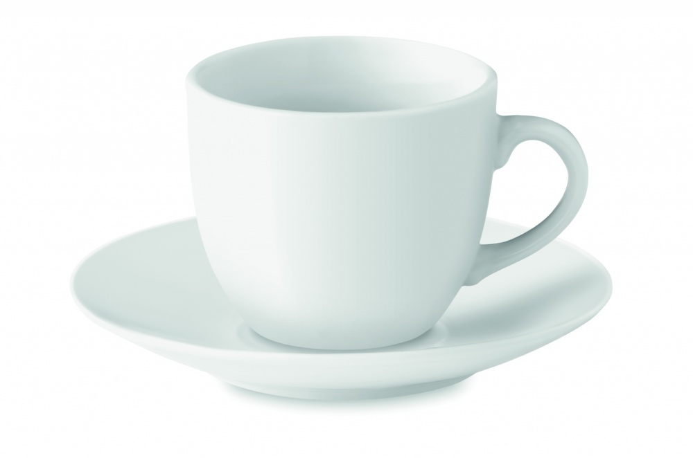 Logotrade business gifts photo of: Espresso cup and saucer 80 ml