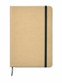 A5 recycled notebook 80 lined, Black