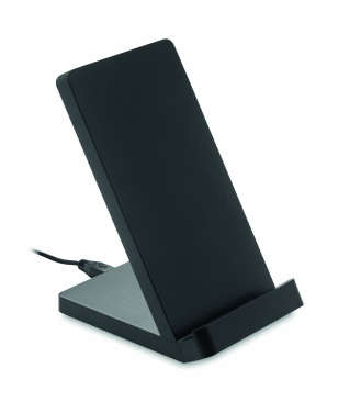 Logo trade promotional product photo of: Bamboo wireless charge stand 5W WIRESTAND