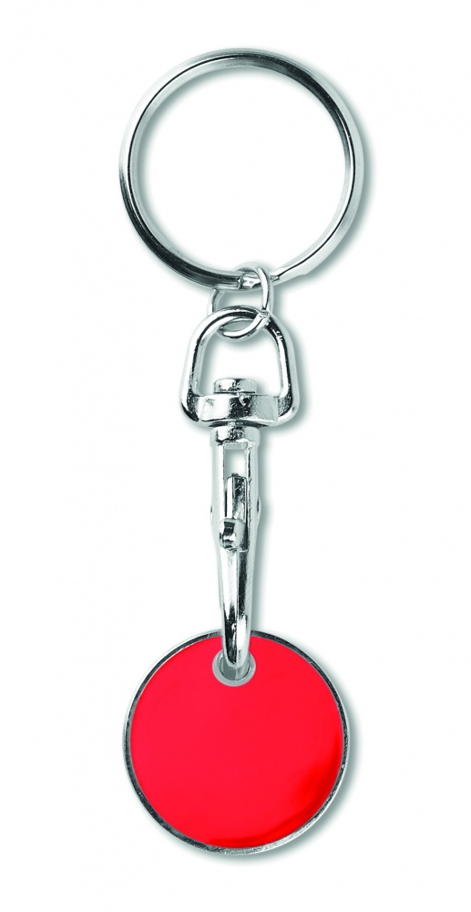 Logo trade promotional merchandise picture of: Key ring token (€uro token)