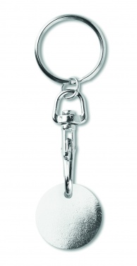 Logo trade business gifts image of: Key ring token (€uro token)