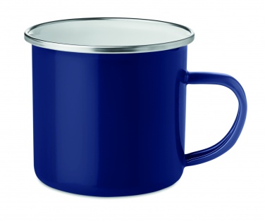 Logo trade promotional items picture of: Metal mug with enamel layer