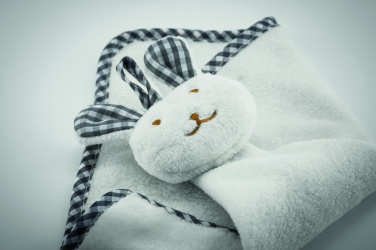 Logo trade promotional merchandise image of: Plush rabbit design baby towel