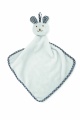 Plush rabbit design baby towel, White