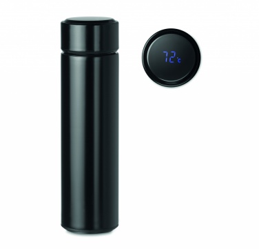 Logo trade promotional merchandise picture of: Bottle with touch thermometer