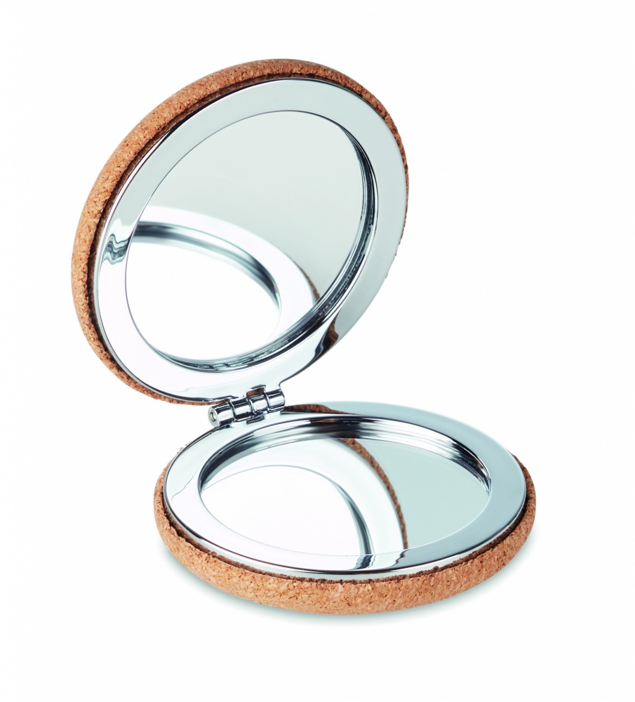 Logotrade promotional merchandise picture of: Pocket mirror with cork cover