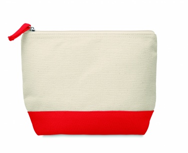 Logotrade business gift image of: Bicolour cotton cosmetic bag