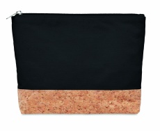 Cork & cotton cosmetic bag