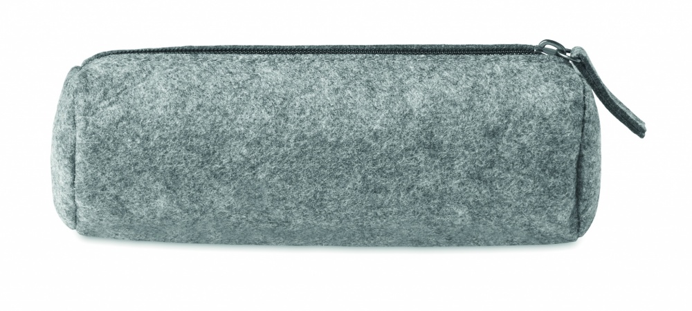 Logo trade promotional product photo of: Felt zippered pencil case