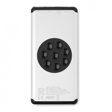 Logo trade promotional gifts picture of: Wireless 10000 mAh Power bank