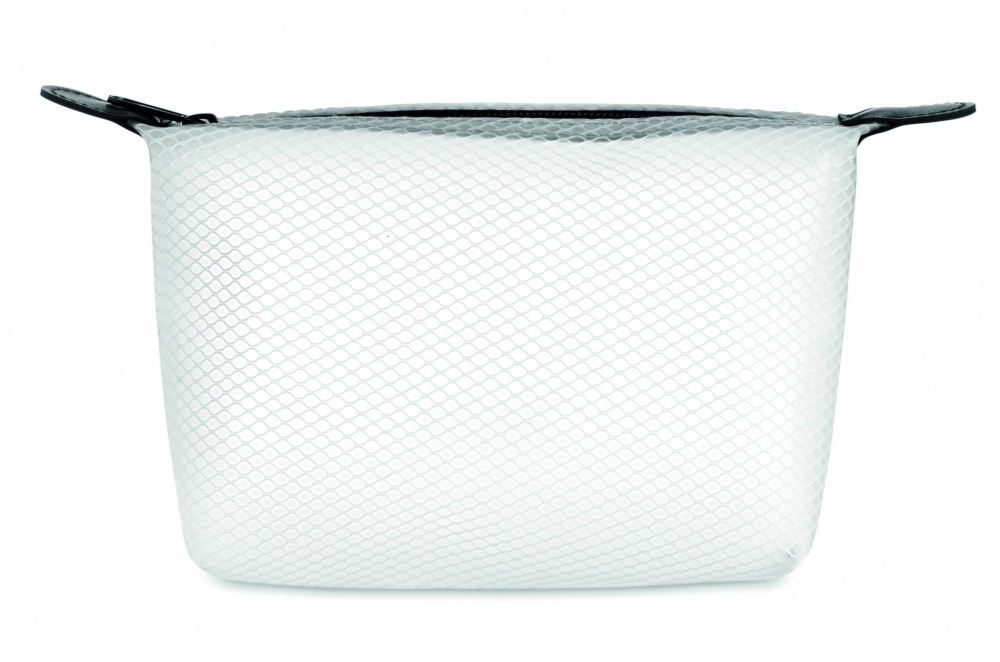 Logo trade corporate gifts image of: Mesh EVA toiletry bag