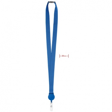 Logo trade promotional giveaway photo of: Lanyard retractable clip