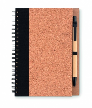 Logotrade promotional item image of: Cork notebook with pen