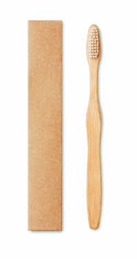 Logotrade corporate gifts photo of: Bamboo toothbrush in Kraft box