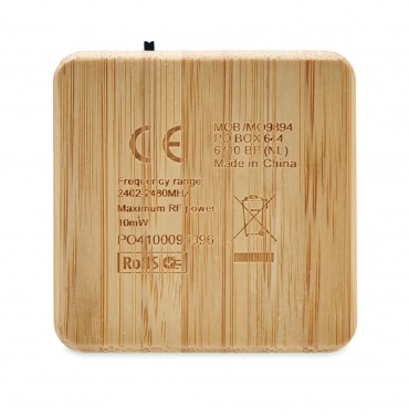 Logotrade promotional merchandise image of: Bamboo wireless speaker