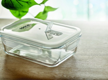 Logotrade promotional giveaway picture of: Glass lunchbox & PP lid 900ml