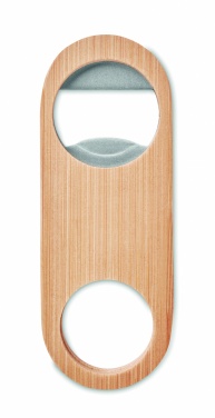 Logotrade promotional giveaways photo of: Oval Bamboo bottle opener VALBAMPER