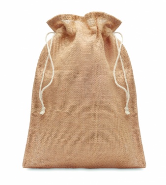 Logo trade promotional gifts picture of: Medium jute gift bag 25 x 32cm