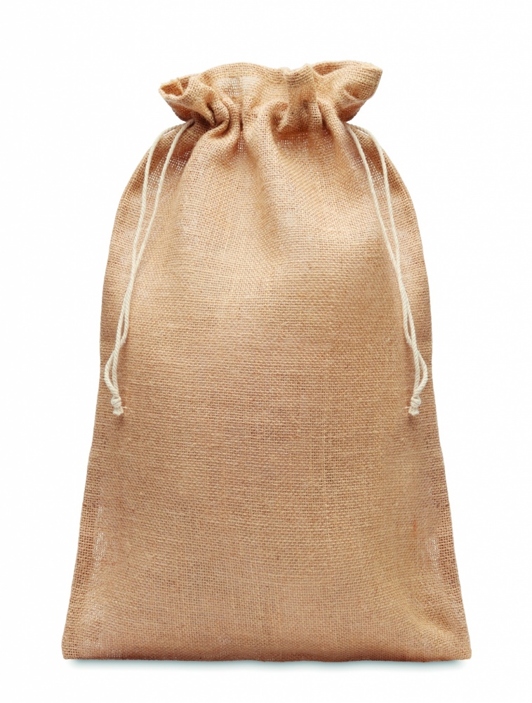 Logotrade advertising product picture of: Large jute gift bag 30x47 cm