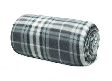 Logo trade promotional merchandise image of: RPET fleece travel blanket