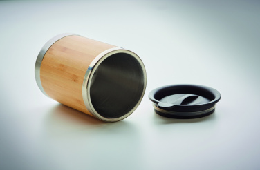 Logo trade promotional giveaway photo of: Tumbler in bamboo cover 250ml