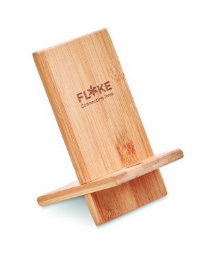 Logotrade advertising products photo of: Bamboo phone stand/ holder WHIPPY