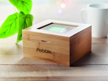 Logo trade promotional gifts picture of: Bamboo tea box