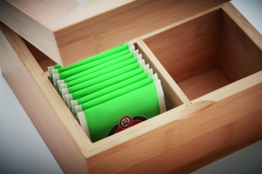 Logo trade promotional product photo of: Bamboo tea box