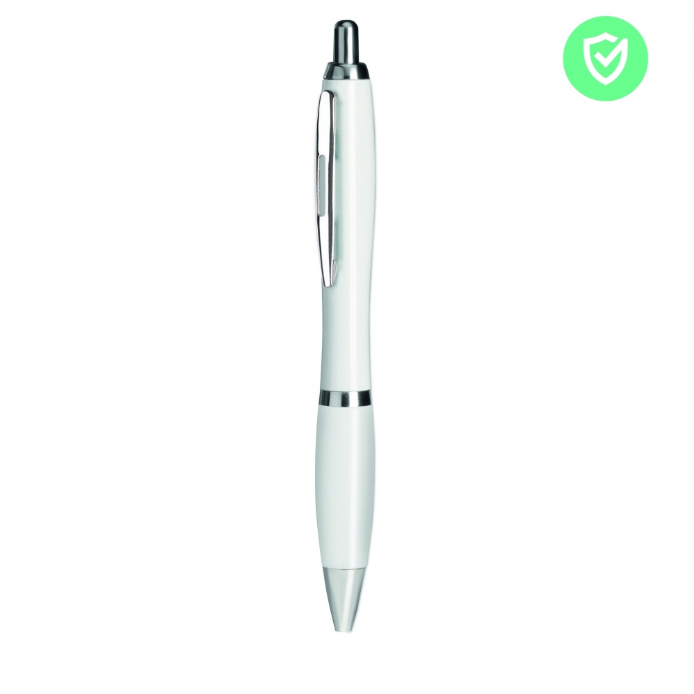 Logo trade corporate gifts image of: Pen with antibacterial barrel