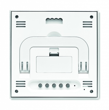 Logo trade promotional gifts image of: Weather station bamboo front