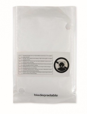 Logo trade promotional giveaway photo of: Biodegradable poncho and bag