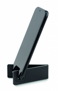 Logo trade promotional items image of: Phone holder bamboo fibre/PP