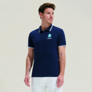 Logotrade promotional merchandise picture of: PASADENA men polo 200g