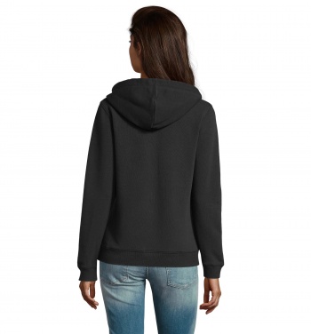 Logo trade advertising product photo of: SPIKE WOMEN ZIP HOOD SWEAT