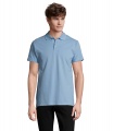 SPRING II MEN Polo 210g, Sky Blue Pique