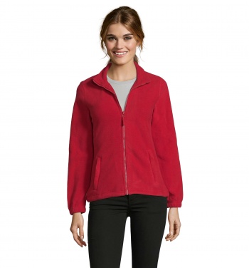 Logo trade corporate gifts picture of: NORTH WOMEN ZIPPED FLEECE