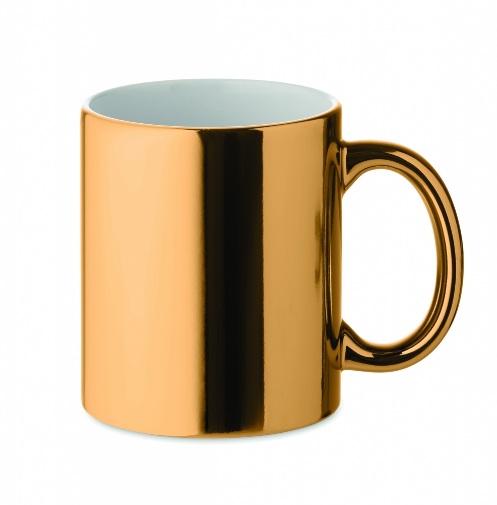 Logotrade advertising products photo of: Ceramic mug metallic 300 ml