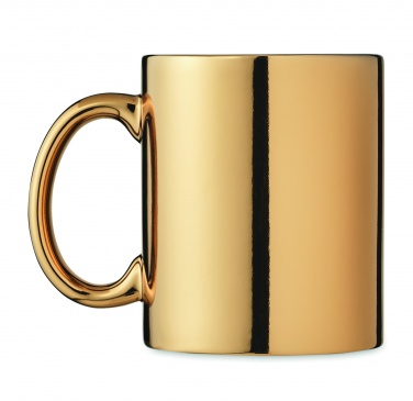 Logo trade promotional products image of: Ceramic mug metallic 300 ml