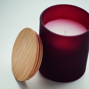 Logo trade corporate gifts picture of: Plant based wax candle 200 gr