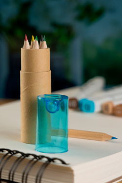 Logo trade corporate gift photo of: Wooden crayons BECKY