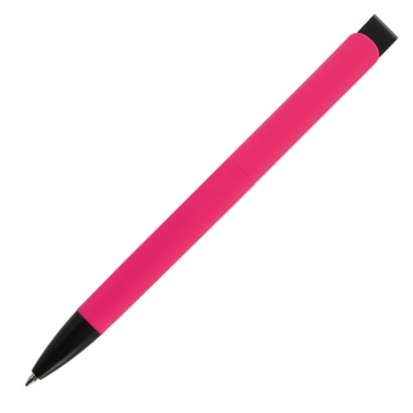 Logo trade promotional items image of: Metal ballpen soft touch BRESCIA