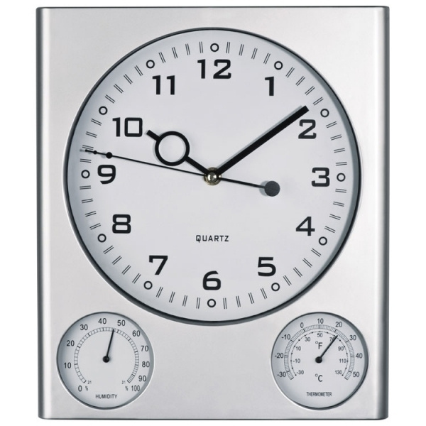 Logotrade business gift image of: Plastic wall clock DEN HAAG