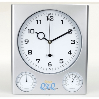 Logotrade promotional products photo of: Plastic wall clock DEN HAAG