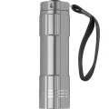 6 COB metal torch MONTARGIS, grey