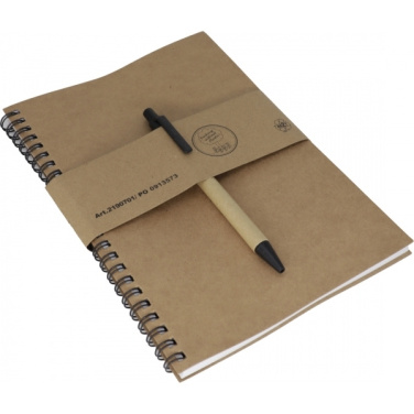 Logotrade promotional giveaway image of: A5 ECO Notepad KENTWOOD