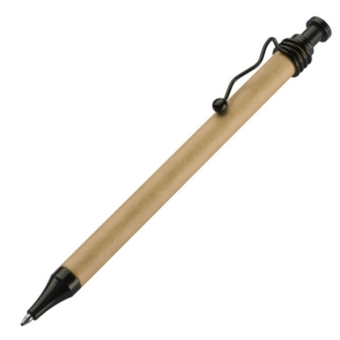 Logo trade corporate gifts image of: Cardboard ballpen CRAMLINGTON