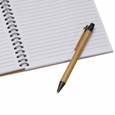 Logo trade promotional items picture of: A6 ECO Notepad KEYSTONE